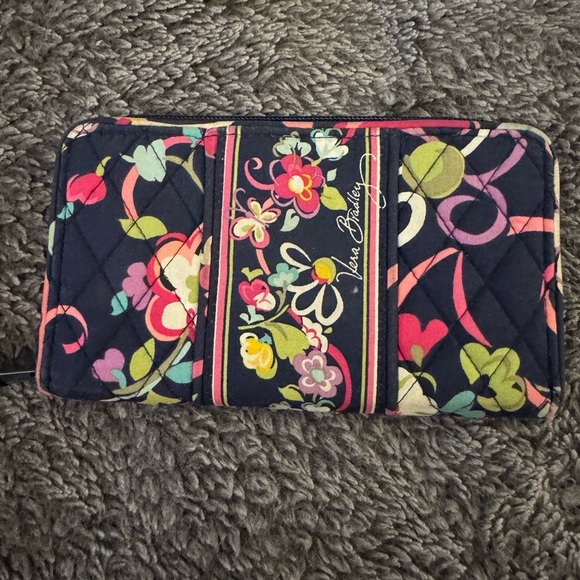 VERA BRADLEY Retired Ribbons Accordion Wallet - Picture 11 of 11